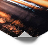Providence, Rhode Island bei Nacht Poster (Ecke)