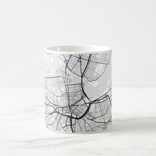 Providence, Rhode Island City Map | Kaffeetasse (Mittel)