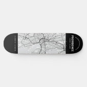 Providence, Rhode Island City Map Skateboard (Horizontal)