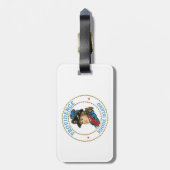 Providence Rhode Island Colonial Gepäckanhänger (Rückseite vertikal)