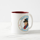 Providence Rhode Island Colonial Zweifarbige Tasse (VorderseiteRechts)