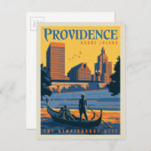 Providence, Rhode Island | Die Renaissancestadt Postkarte (Vorne/Hinten)