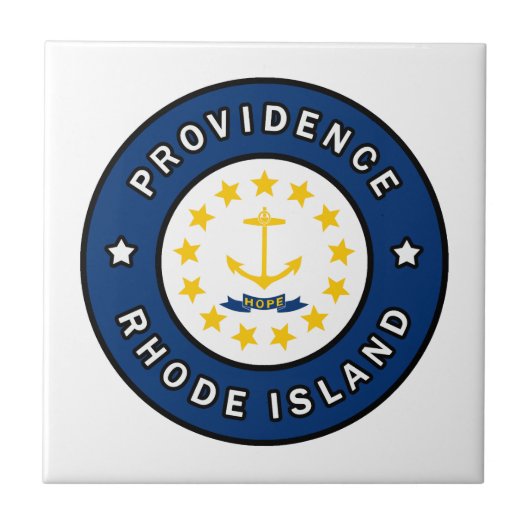 Providence Rhode Island Fliese (Vorderseite)
