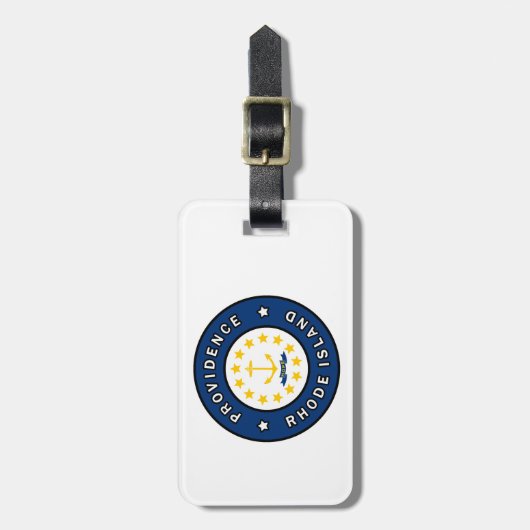 Providence Rhode Island Gepäckanhänger (Vorderseite vertikal)