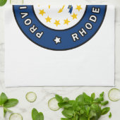 Providence Rhode Island Geschirrtuch (Gefaltet)