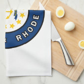 Providence Rhode Island Geschirrtuch (Viertel Falte)