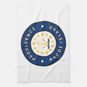 Providence Rhode Island Geschirrtuch (Vertikal)