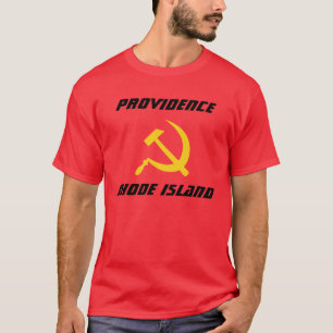 Providence, Rhode Island Hammer & Sickle kommunist T-Shirt
