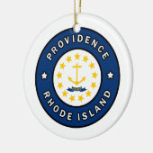 Providence Rhode Island Keramik Ornament (Links)