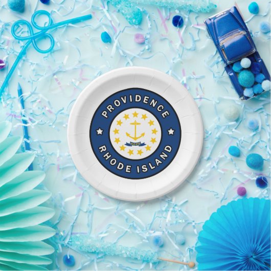 Providence Rhode Island Pappteller (Party)