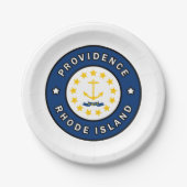 Providence Rhode Island Pappteller (Vorderseite)