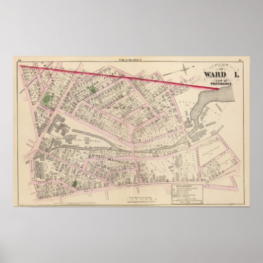 Providence Rhode Island Poster (Vorne)