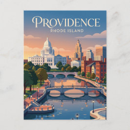 Providence, Rhode Island Postkarte
