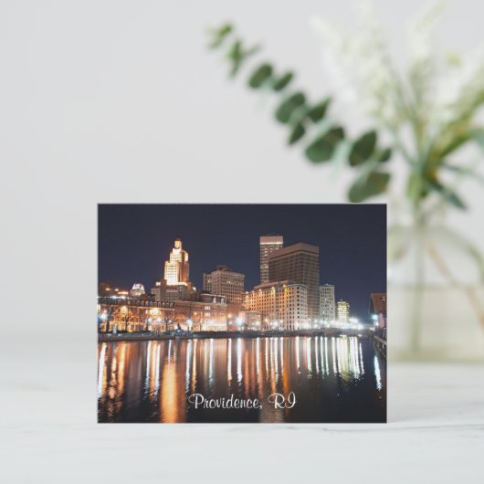 Providence Rhode Island Postkarte (Stehend Vorderseite)