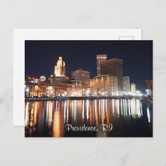 Providence Rhode Island Postkarte (Vorne/Hinten)