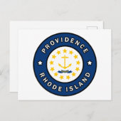 Providence Rhode Island Postkarte (Vorne/Hinten)