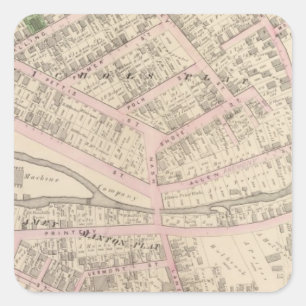 Providence Rhode Island Quadratischer Aufkleber