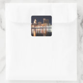 Providence Rhode Island Quadratischer Aufkleber (Tasche)