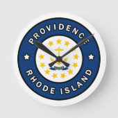 Providence Rhode Island Runde Wanduhr (Vorderseite)