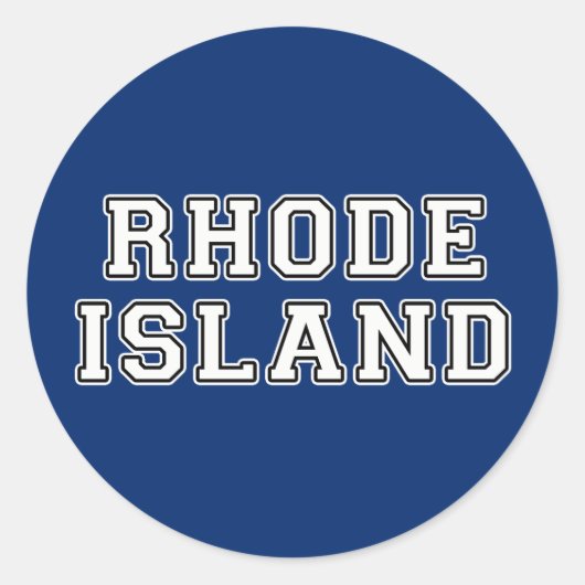 Providence Rhode Island Runder Aufkleber (Vorderseite)