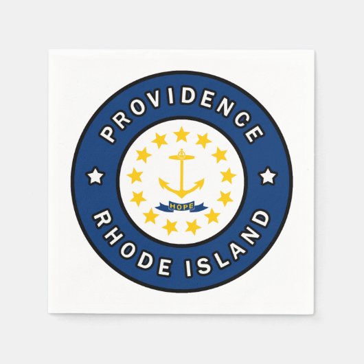 Providence Rhode Island Serviette (Vorderseite)