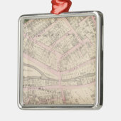 Providence Rhode Island Silbernes Ornament (Links)