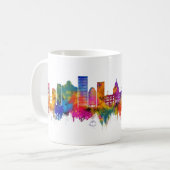 Providence Rhode Island Skyline Kaffeetasse (Vorderseite Links)