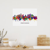 Providence Rhode Island Skyline Poster (Küche)