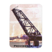 Providence, Rhode Island 'Stuck-up Bridge' Magnet (Vertikal)
