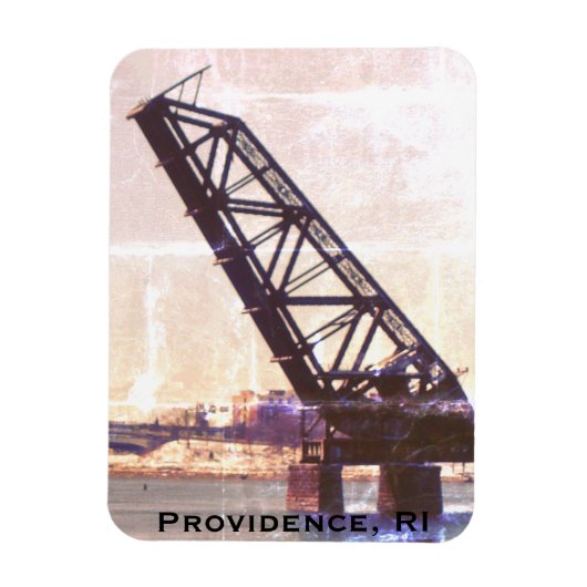Providence, Rhode Island 'Stuck-up Bridge' Magnet (Vertikal)