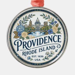 Providence, Rhode Island USA Ornament Aus Metall