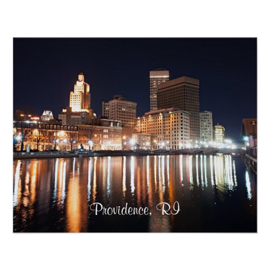 Providence RI gekennzeichnet Poster (Vorderseite)