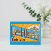 Providence RI Grußkarte Postkarte (Stehend Vorderseite)