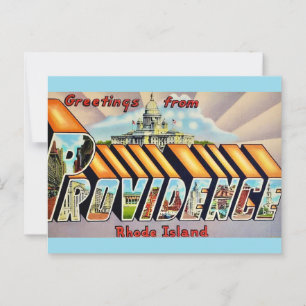 Providence RI Grußpostkarte Postkarte