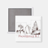 Providence RI Magnet (Vorderseite/Rückseite)
