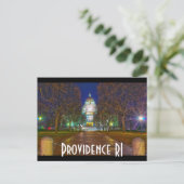 Providence RI Postkarte (Stehend Vorderseite)