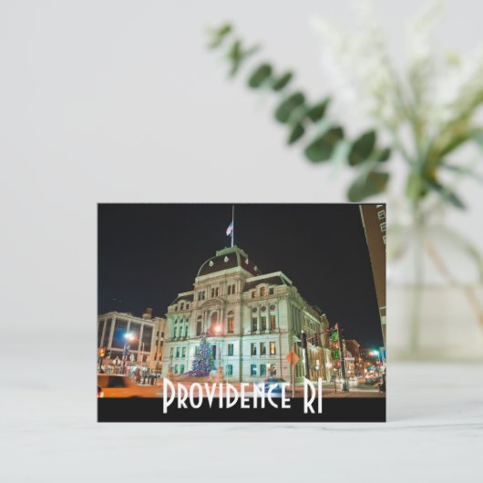 Providence RI Postkarte (Stehend Vorderseite)