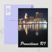 Providence RI Postkarte (Vorne/Hinten)