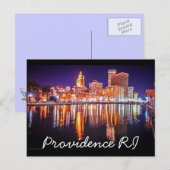 Providence RI Postkarte (Vorne/Hinten)