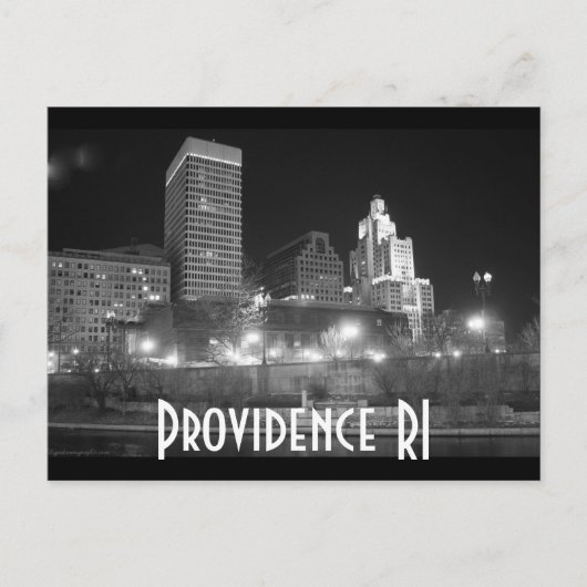 Providence RI Postkarte (Vorderseite)