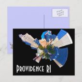 Providence RI Postkarte (Vorne/Hinten)