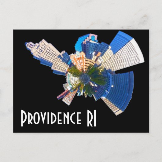 Providence RI Postkarte (Vorderseite)