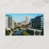 Providence RI Skyline Visitenkarte (Rückseite)