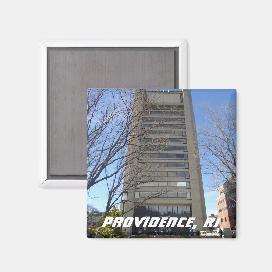 Providence, RI - Uni Hill Magnet (Vorderseite/Rückseite)