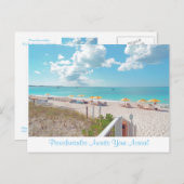 "PROVIDENCIALES ERWARTET IHRE ANKUNFT" POSTCARD POSTKARTE (Vorne/Hinten)
