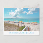 "PROVIDENCIALES ERWARTET IHRE ANKUNFT" POSTCARD POSTKARTE (Vorderseite)