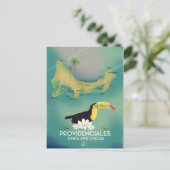 Providenciales turks und caicos postkarte (Stehend Vorderseite)