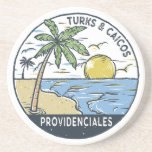 Providenciales Turks und Caicos Vintag Getränkeuntersetzer<br><div class="desc">Providenciales Vektorgrafik Design. Providenciales,  auch Provo genannt,  ist eine Insel im Archipel der Türken und Caicos,  im Atlantischen Ozean. Er ist von sanften Sandstränden umgeben,  von denen viele an der Nordküste liegen.</div>