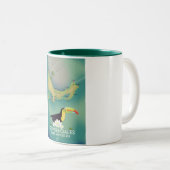 Providenciales turks und caicos zweifarbige tasse (VorderseiteRechts)