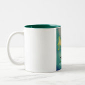 Providenciales turks und caicos zweifarbige tasse (Links)